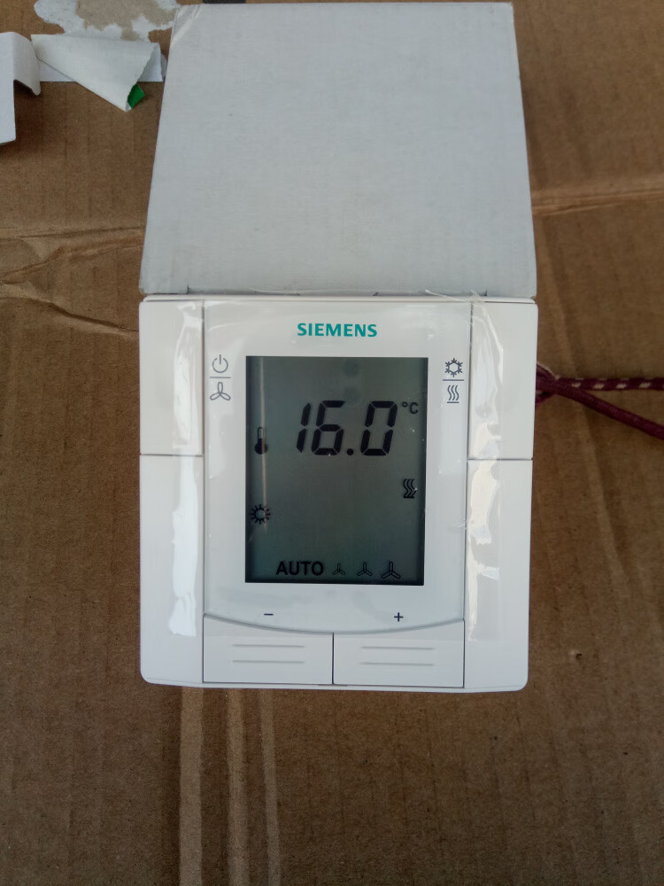 西門子液晶溫控器中央空調控制面板風機盤管開關線控rdf3102mm開13