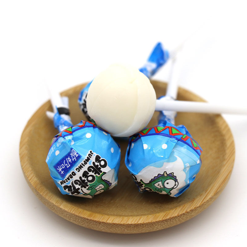 跳跳龙棒棒糖水果多口味散装500g约40支节休闲零食糖果扎婚车 跳跳龙