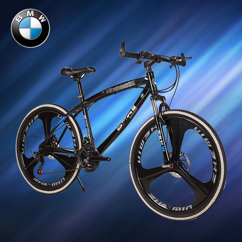 2022新款宝马自行车成人山地男女成人学生路轻便单车变速越野2124速