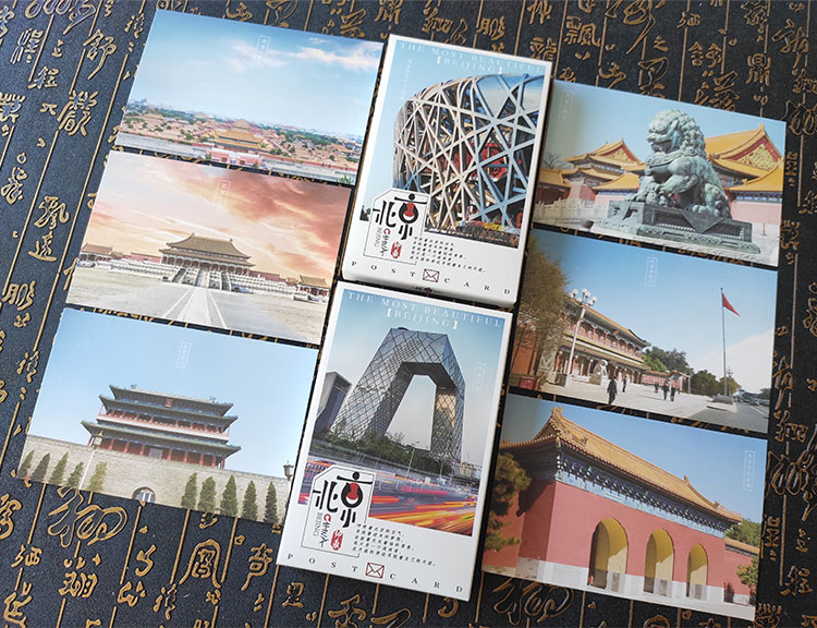 杭州风景明信片西湖十景中国城市札记卡片苏州西藏旅游景点贺卡 世界