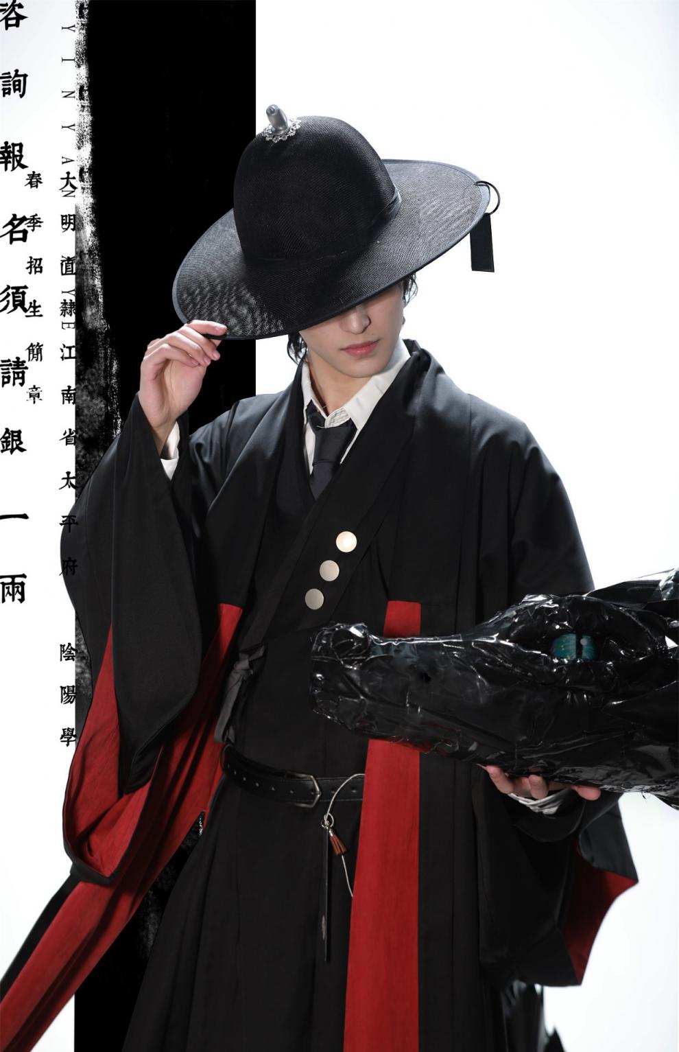 明制现代风披风道袍如是观 汉服 春装男女同款 道袍 xs【图片 价格