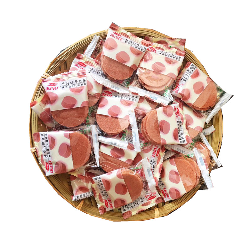康百佳山楂片1000g迷你小包装纯山楂干薄片酸甜果丹皮零食蜜饯果500g