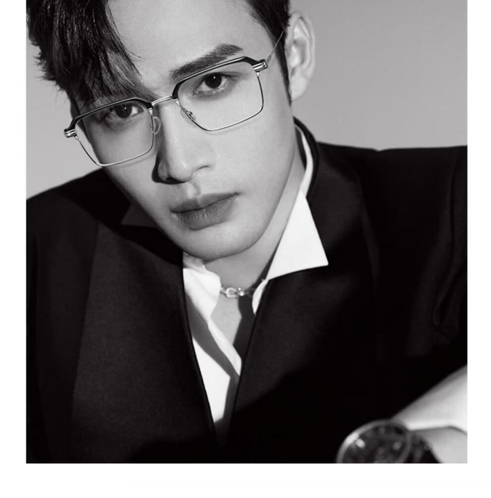 暴龙高清同款太阳镜 gm半框斯文败类眼镜男款潮大脸超轻金属小众设计