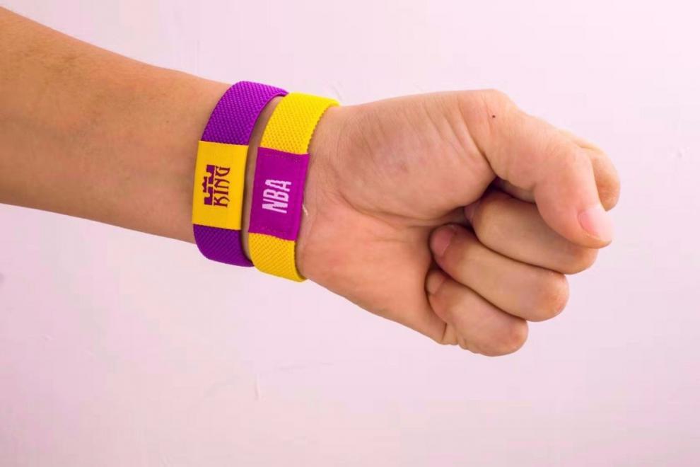 腾讯体育nba官方旗舰同款nba篮球弹性手环腕带骑士雷霆湖人库里詹