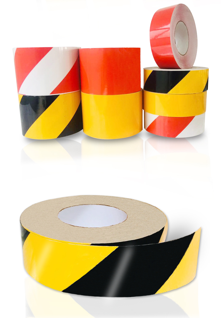 fgacct消防警示胶pvc材质斑马线警戒地标贴地板地面胶带彩色划线耐磨