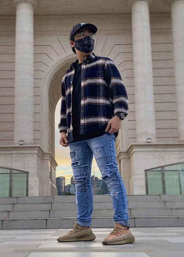 登险欧文椰子350运动鞋男v2黑天使满天星纯白脏橙地球棕冰蓝兽跑步鞋