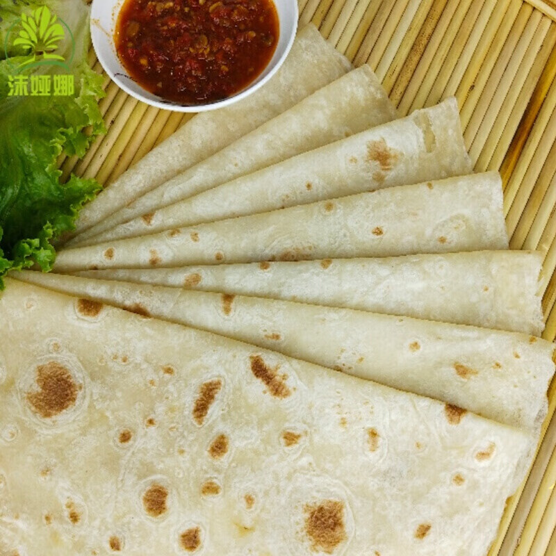 纯手工单饼山东大饼手工饼皮卷饼鸡肉卷面饼春饼3斤装