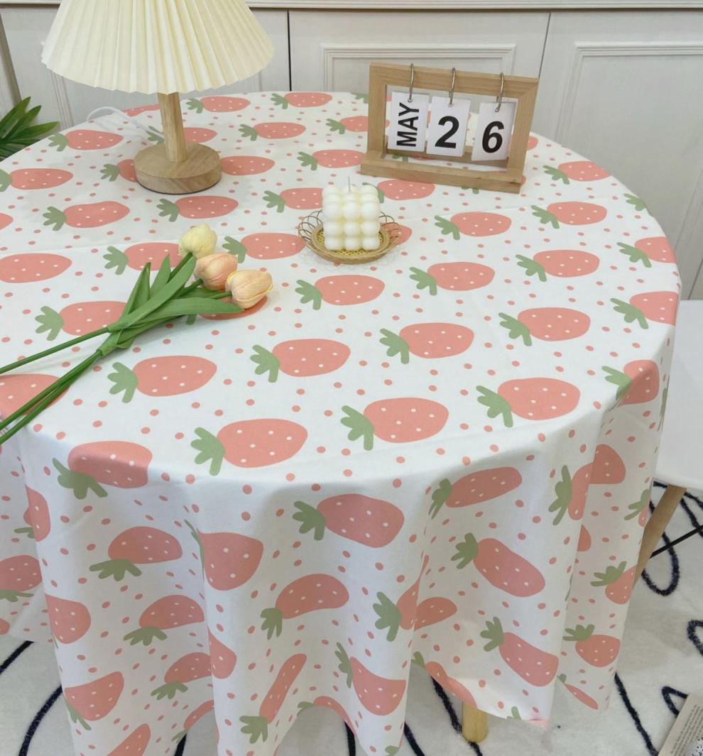 高品质可爱卡通ins风桌布网红格子书桌布房间宿舍课桌背景布改造书桌