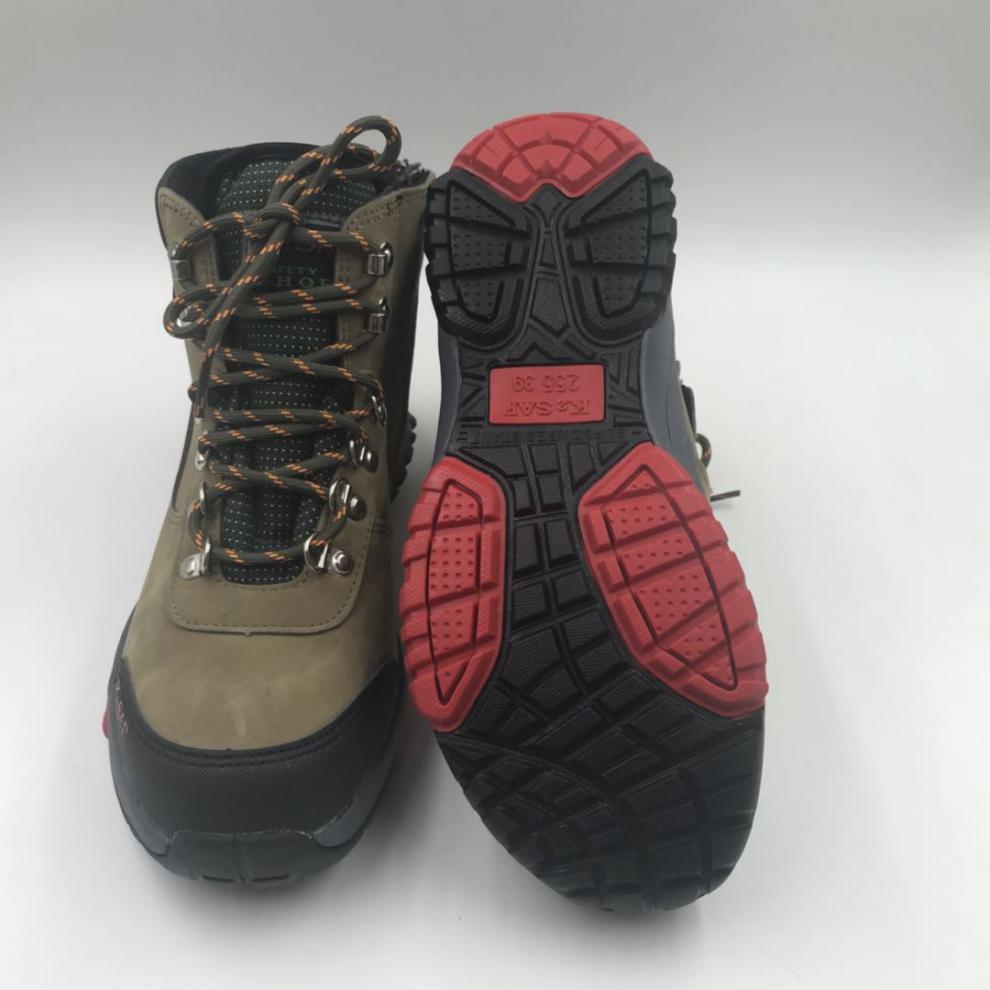 出口韩国k2劳保鞋工作鞋防砸防飞溅耐磨实心底高帮船厂电焊安全鞋定制