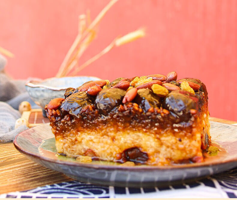 早餐食品西安甑糕陕西特产小吃350g甄糕好吃的糯米糕红枣桂糕350gx2盒