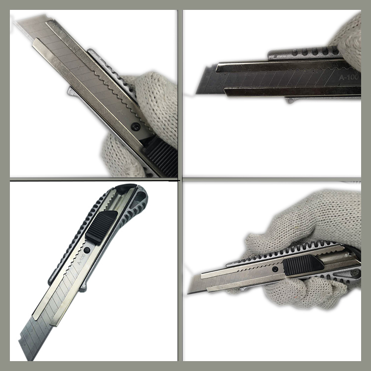 铝合金重型美工刀大号工业用壁纸刀裁纸刀介刀架大码18mm刀片1把重型