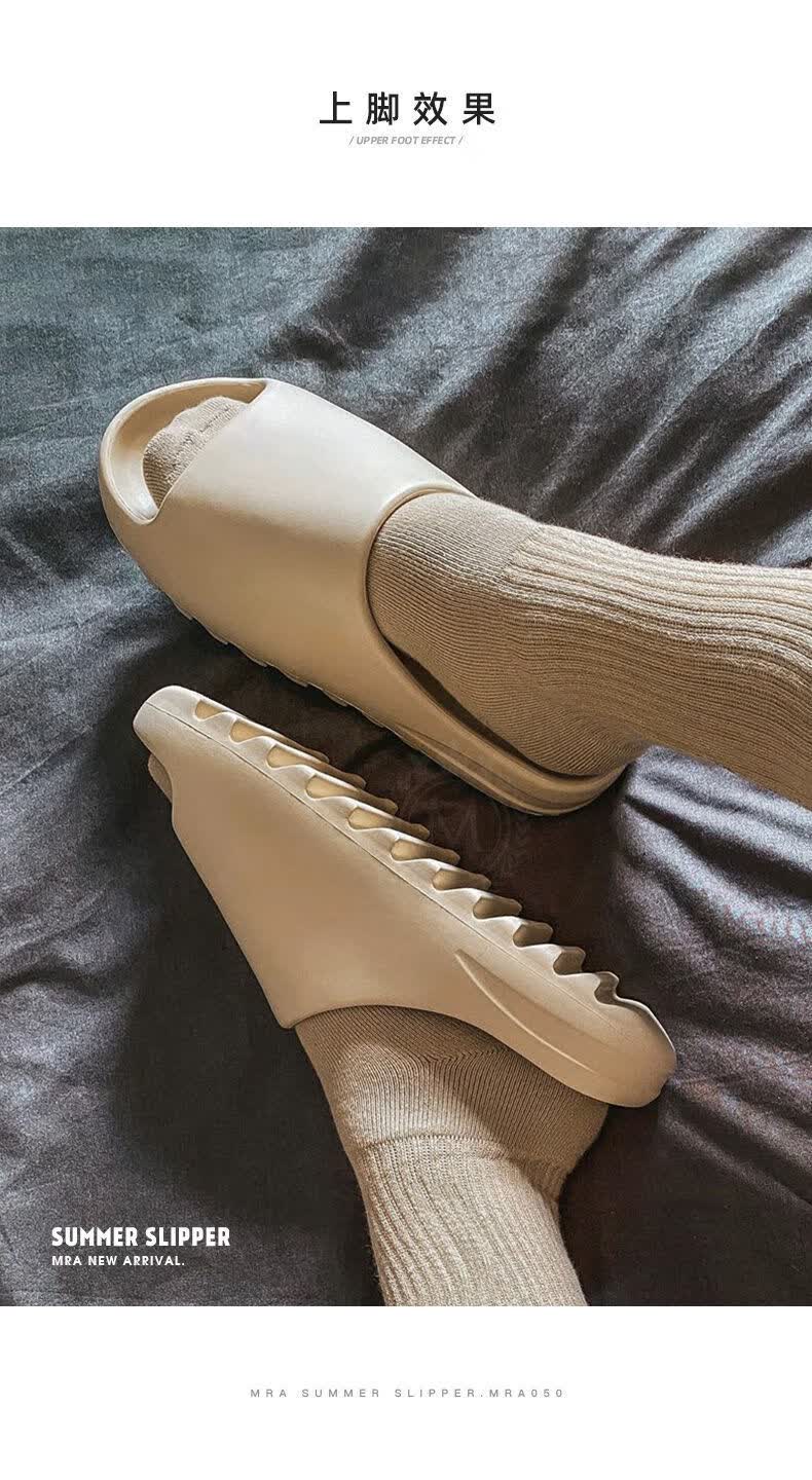yeezy拖鞋椰子拖鞋踩屎感男女外穿夏季厚底室外情侣防滑沙滩软底拖鞋