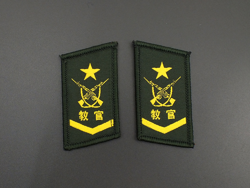 海殿预备役肩章教官臂章胸章领章套件定做学校学生军训户外团体培训