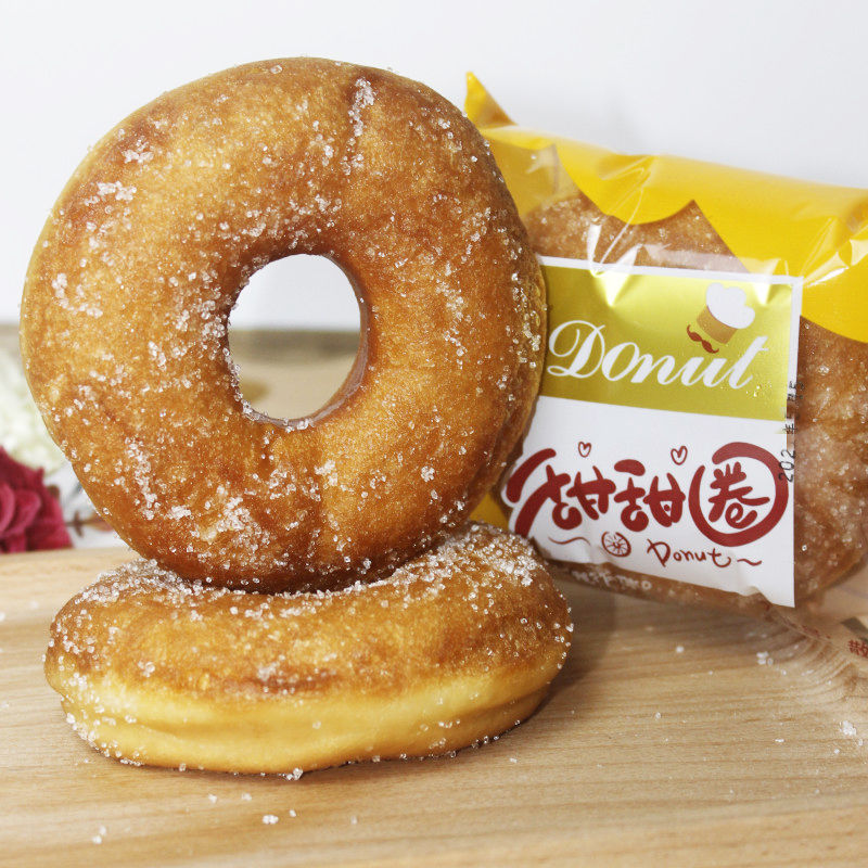 mm甜甜圈面包正宗油炸酥软甜品营养西式休闲零食小吃甜甜圈5枚试吃
