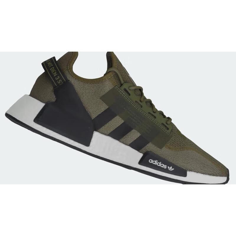 阿迪达斯adidas 男鞋 新款nmd_r1 v2缓震透气舒适 运动休闲跑步鞋男
