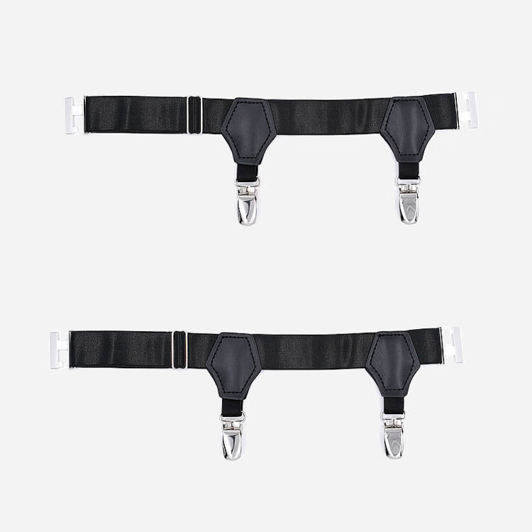 禾佳成小腿吊带袜夹男女士性感吊袜夹商务绅士丝袜夹棉袜夹欧美正装