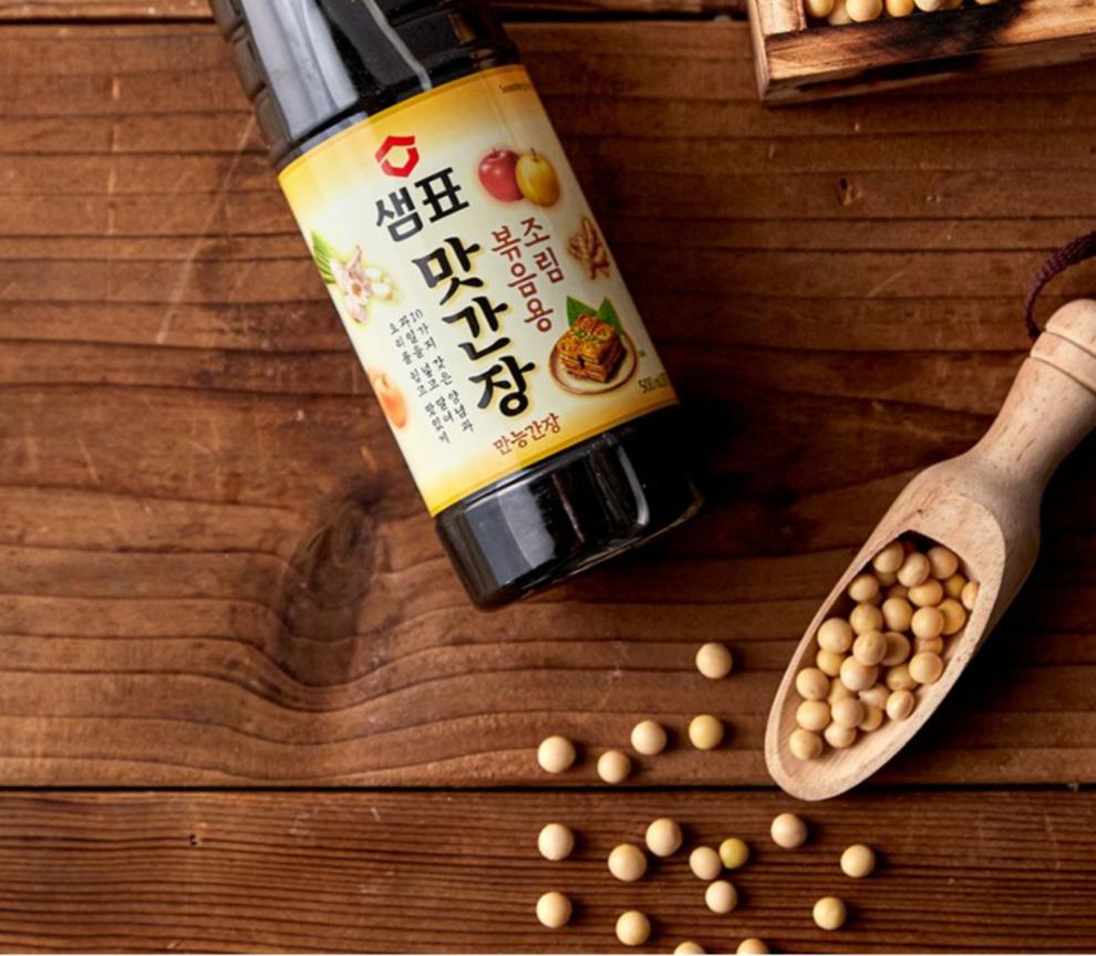 韩国进口酱油膳府红烧酿造酱油炖炒用调味料500ml