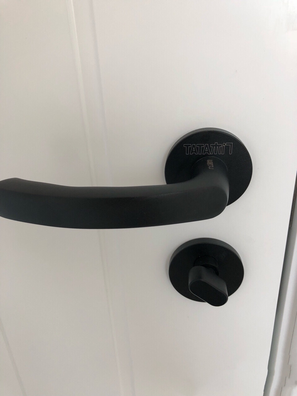 tata小木门锁具tata尼克锁具003型号黑色磁吸美式卧室室内房门锁实木