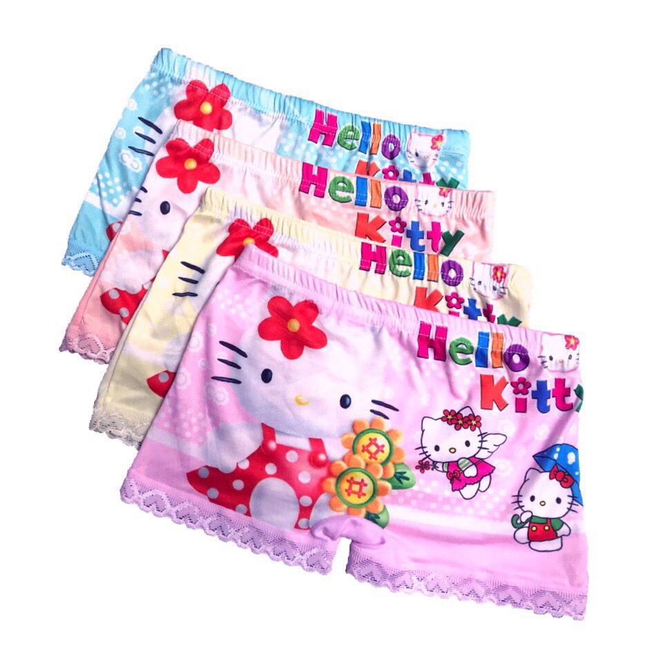 搭啵兔24条装内裤卡通可爱粉色儿童内裤小女孩平角内裤宝宝孩子冰雪