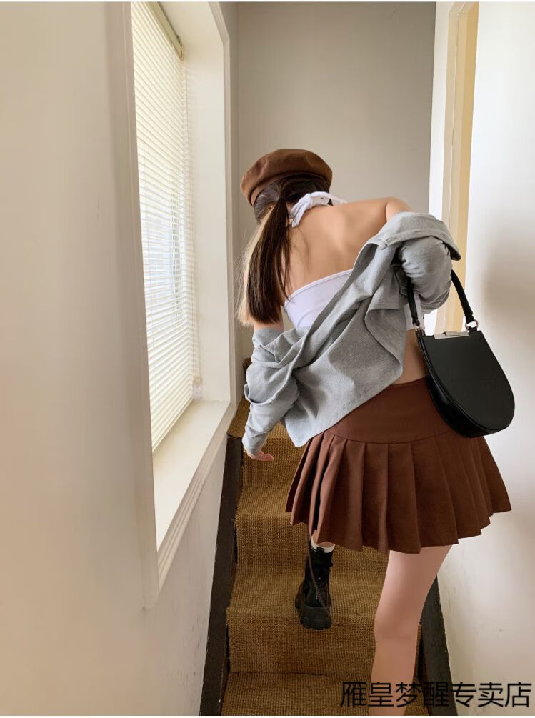 香港雁皇yeshon女式吊袋辣妹性感挂脖吊带小背心内搭深v别致抹胸上衣