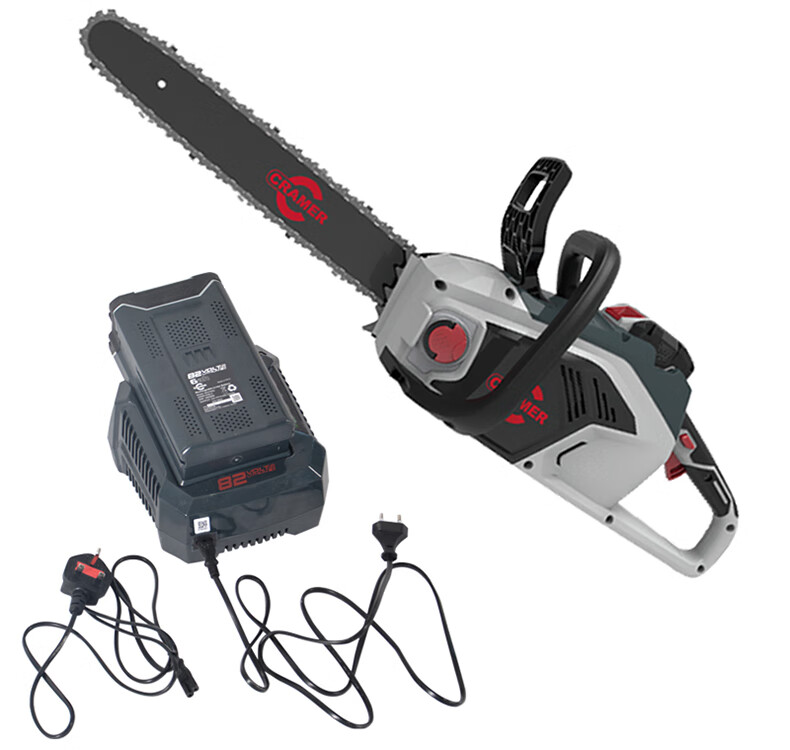 格·力博锂电锯80v格力博80v充电无刷锂电锯锂电池伐木锯家用低噪音