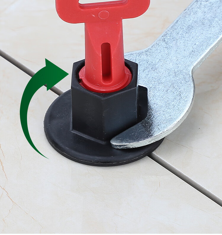 柏木格可重复瓷砖找平器岩板地砖墙砖磁砖四角调整铺砖钢针调平贴砖