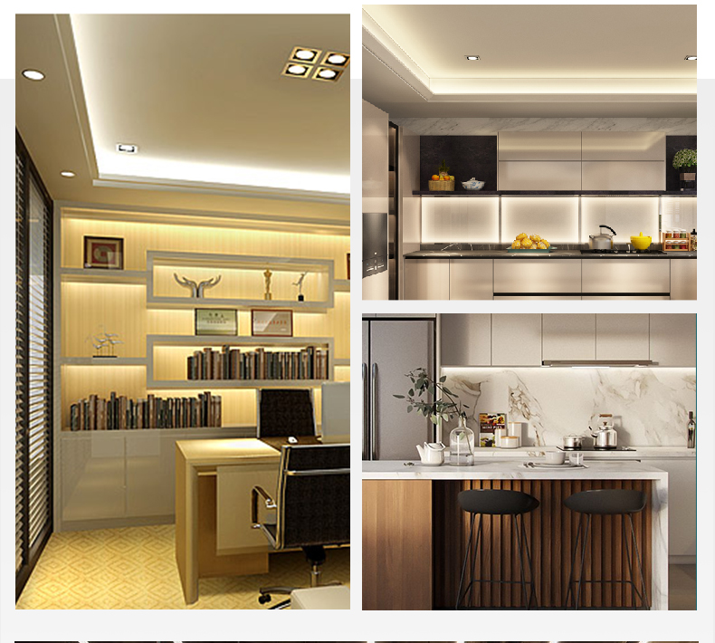 t5led灯管led一体化灯管天花暗藏展柜灯支架灯带全套丽致20cm连接线10