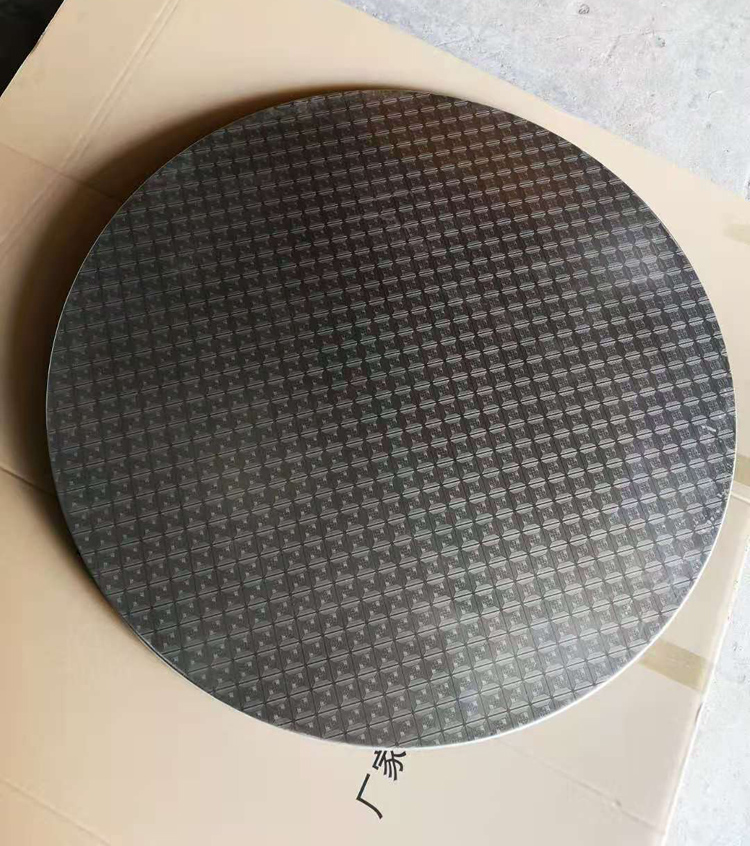 ausda可定做开孔尺寸全不锈钢圆桌台面流动餐桌08至178米大排档酒席