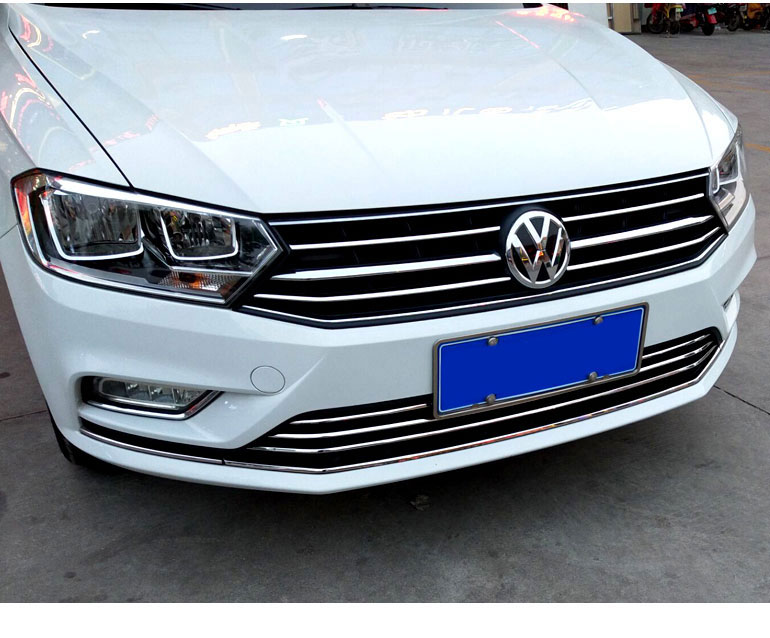 17-18款大众全新宝来中网亮条经典改装前脸电镀专用品装饰条配件 16
