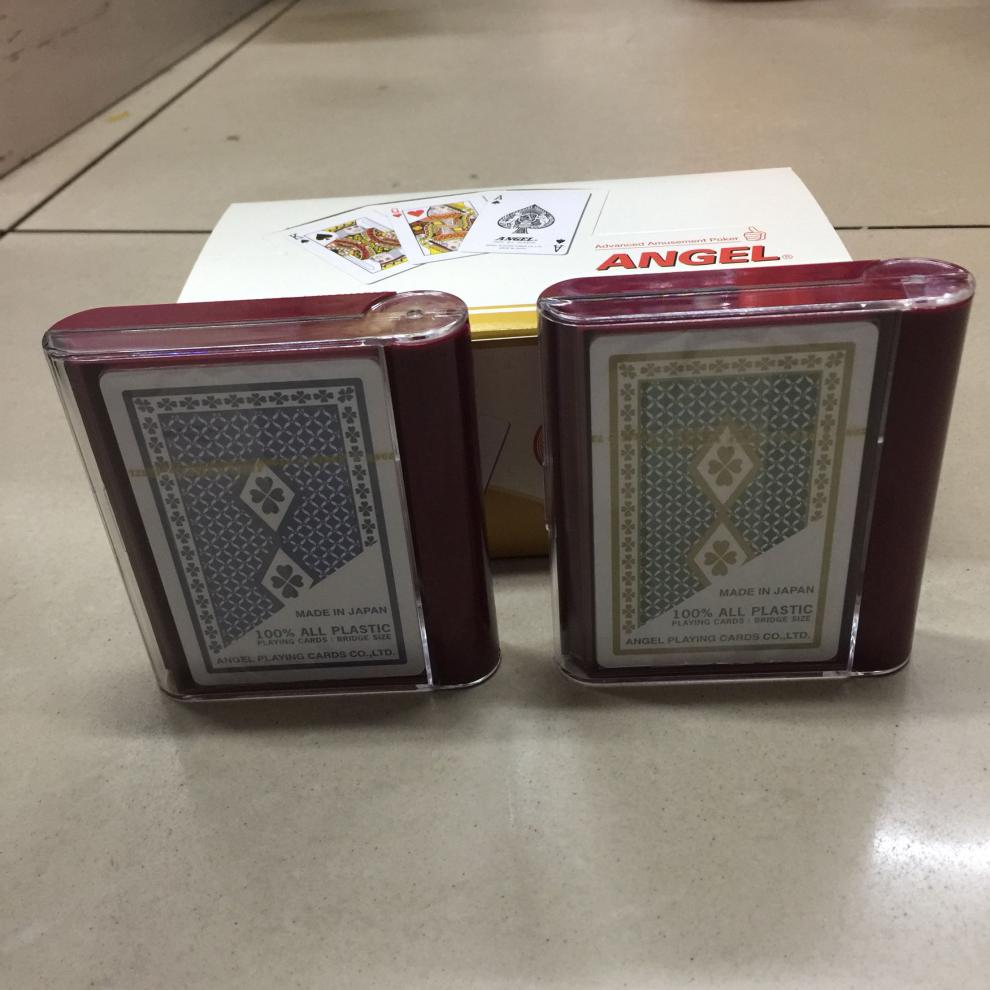 日本小天使塑料扑克牌angel日本小天使原装进口磨砂塑料扑克牌防水