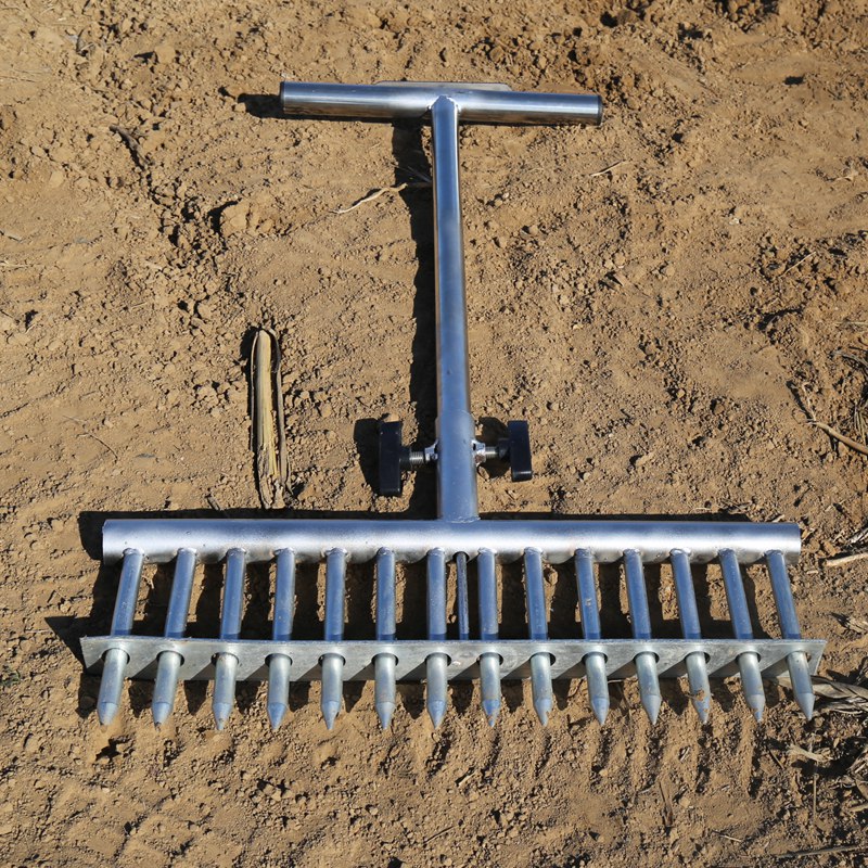 栽葱神器种葱叉子大葱移栽机器洋葱插葱工具打洞眼农用种菜打孔器12孔