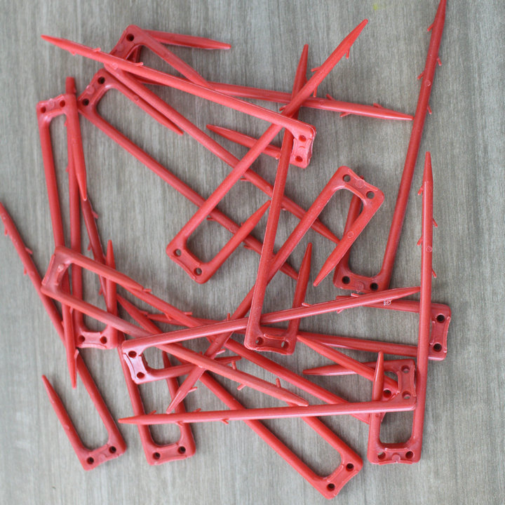 5斤西瓜甜瓜草莓压蔓器卡子塑料红叉子压苗藤蔓植物固定压蔓神器 1斤