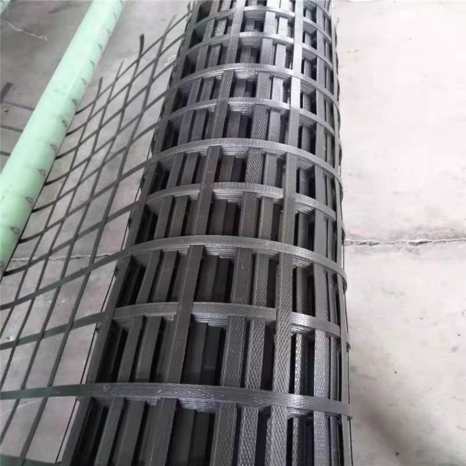 汐岩钢塑土工格栅修路用钢塑土工格栅双向单向拉伸塑料网格钢塑网片