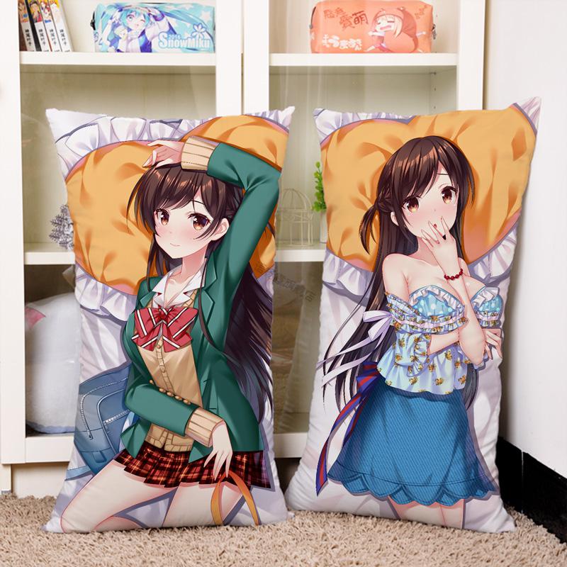 租借女友抱枕租借女友 水原千鹤 动漫二次元定制睡觉抱枕长条靠枕床上