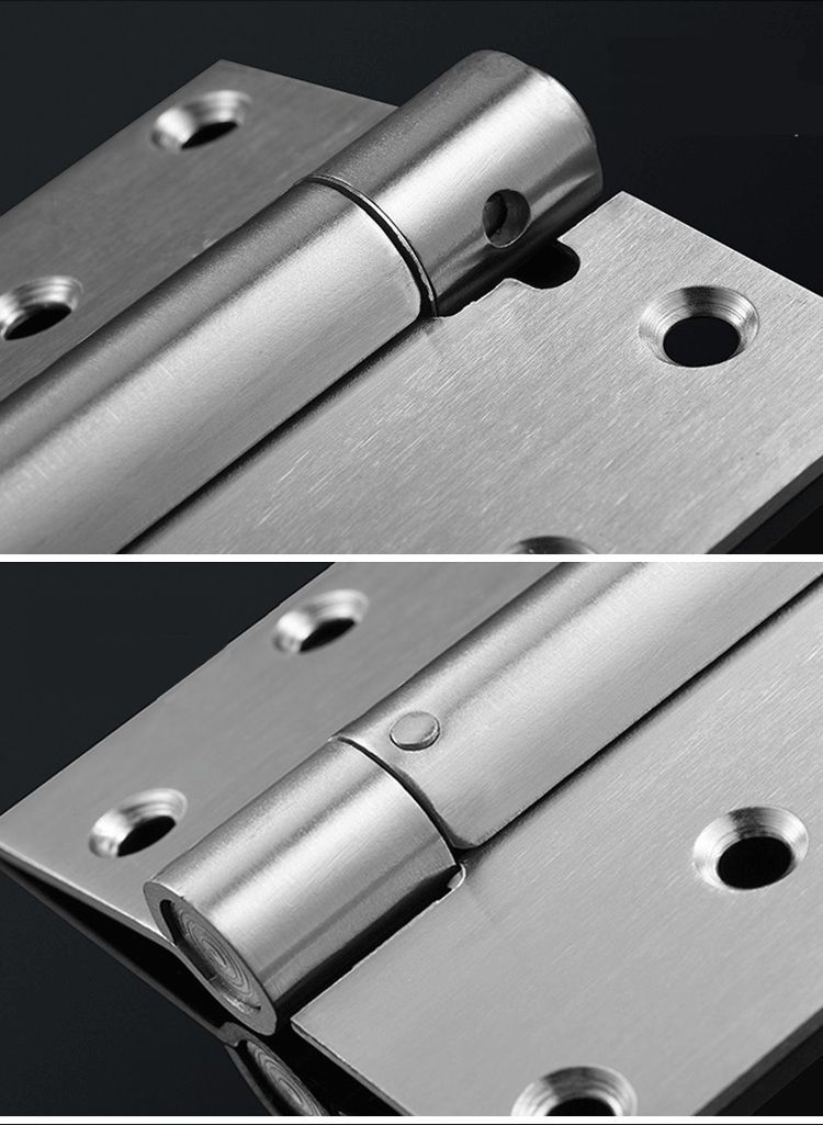 合页铰链柜门阻尼自动关门器内外开双开门自由双向弹簧合页自动回弹