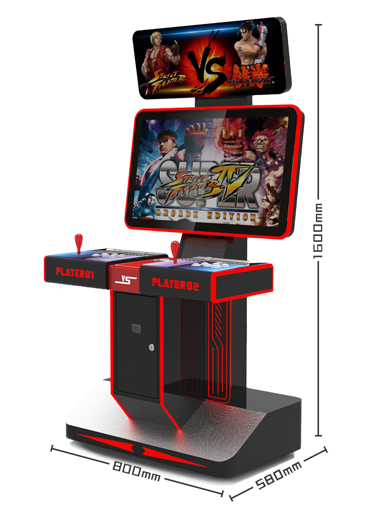 台式97拳皇游戏机 游戏厅街机游戏机家用投币潘多拉大型台式双人格斗