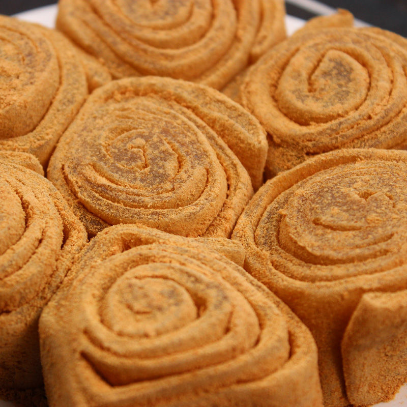 糯米糍粑东北糯米糕驴打滚糯米糍年糕北京小吃干吃汤圆打糕500g盒 黑