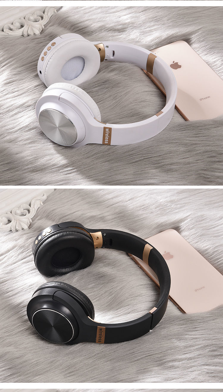 蓝牙耳机学生韩版通用耳麦游戏听歌音乐安卓电脑通用 纯白色 p47