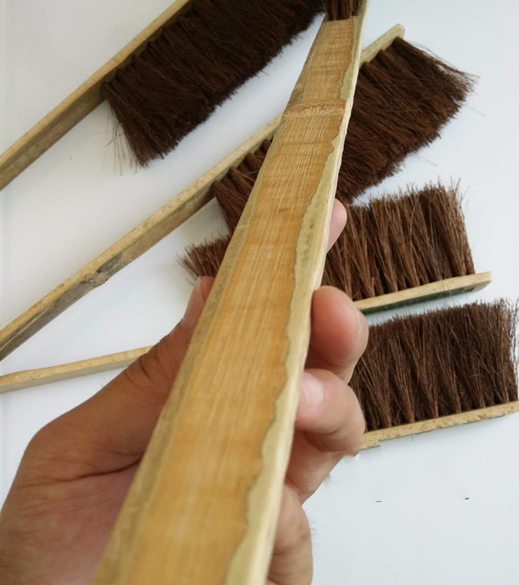 棕刷 长柄刷竹板刷 棕毛刷 棕丝刷 纺织用刷扫刷机床刷工业刷清洁 5排