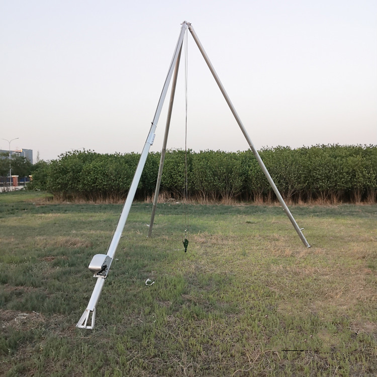 通信杆铝合金立杆机电力三角立杆神器人字抱杆水泥立电杆工具扒杆人字