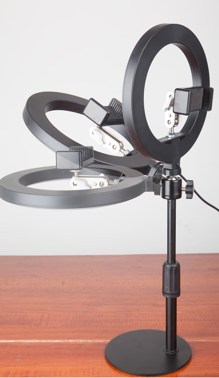 典翼 手机俯拍支架带补光灯桌面直播拍摄手机架录像书法教学网课画画