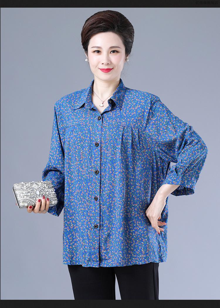 胖老太太特大码老奶奶超大号老年夏装女中衬衫加肥大码妈妈装200斤