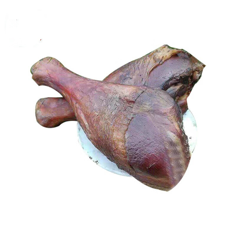 四川达州烟熏腊味大火鸡腿整只腊火鸡腿火鸡翅达州腊肉农家自制 腊火