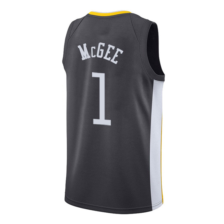 耐尅全明星滕讯体育新赛季勇士队号贾维尔麦基球衣mcgee城市版篮球服