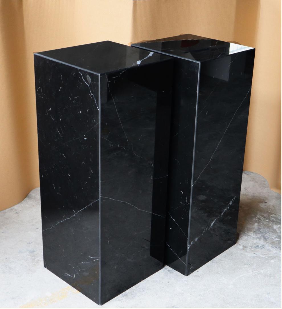 现代简约玄关落地摆件大理石雕塑底座空间装饰艺术品摆放立柱 30*30*