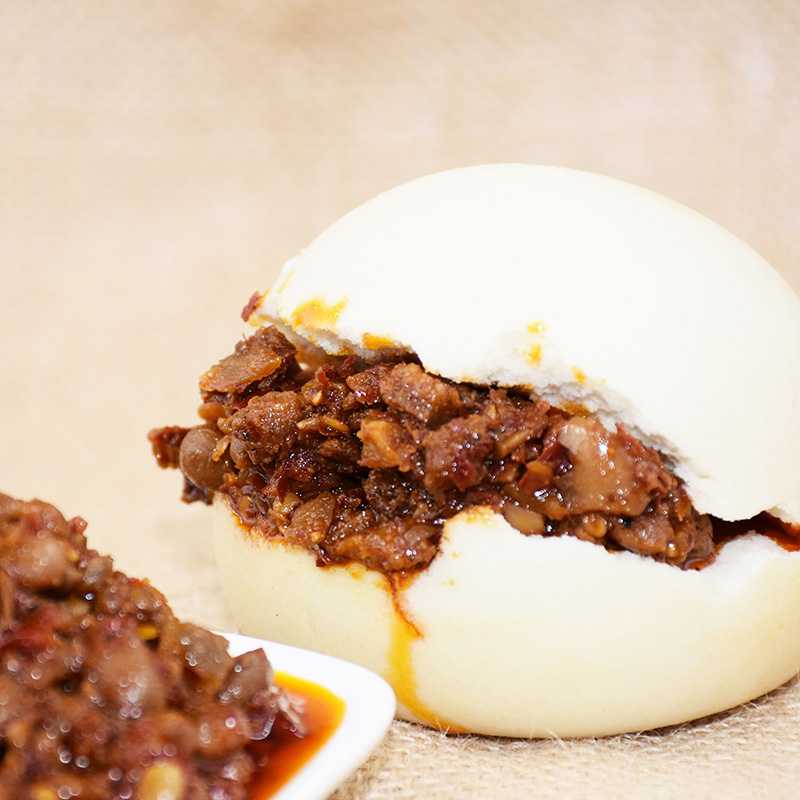 八宝辣子陕西特产香辣牛肉味瓶装蒲城拌面下饭菜拌饭夹馍酱八宝辣子1