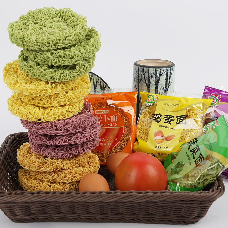 蔬菜方便面整箱鸡蛋面蔬菜面麻辣烫面菠菜紫薯胡萝卜 紫薯面(10袋)【