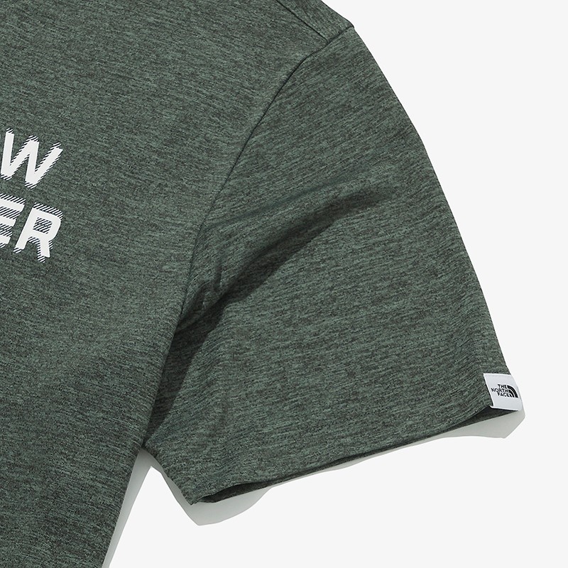 thenorthface北面韩国代购21春户外男女圆领短袖t恤nt7um23dmint薄荷