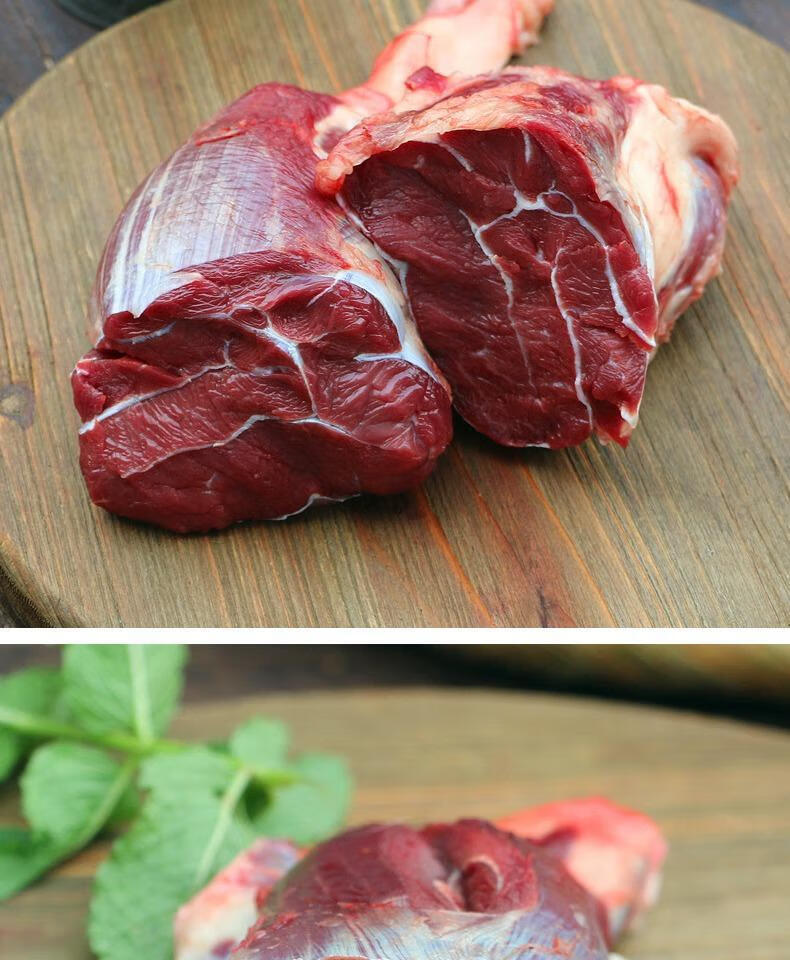 草原红新鲜冷冻内蒙古牛腱子5斤牛前健牛后健牛龟健黄牛肉3斤小黄牛5