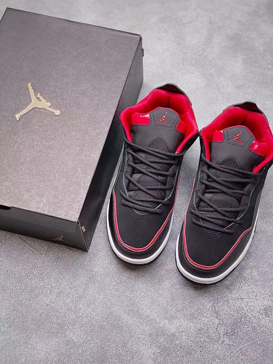 aj23黑红藤原浩篮球鞋aj3头层气垫缓震耐磨男女实战跑步运动鞋aj23